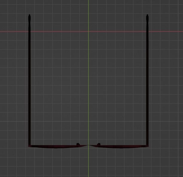 Voodoo Red Glasses Low-poly 3D model_7