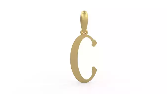 Initial Letters Pendant DeepSession C