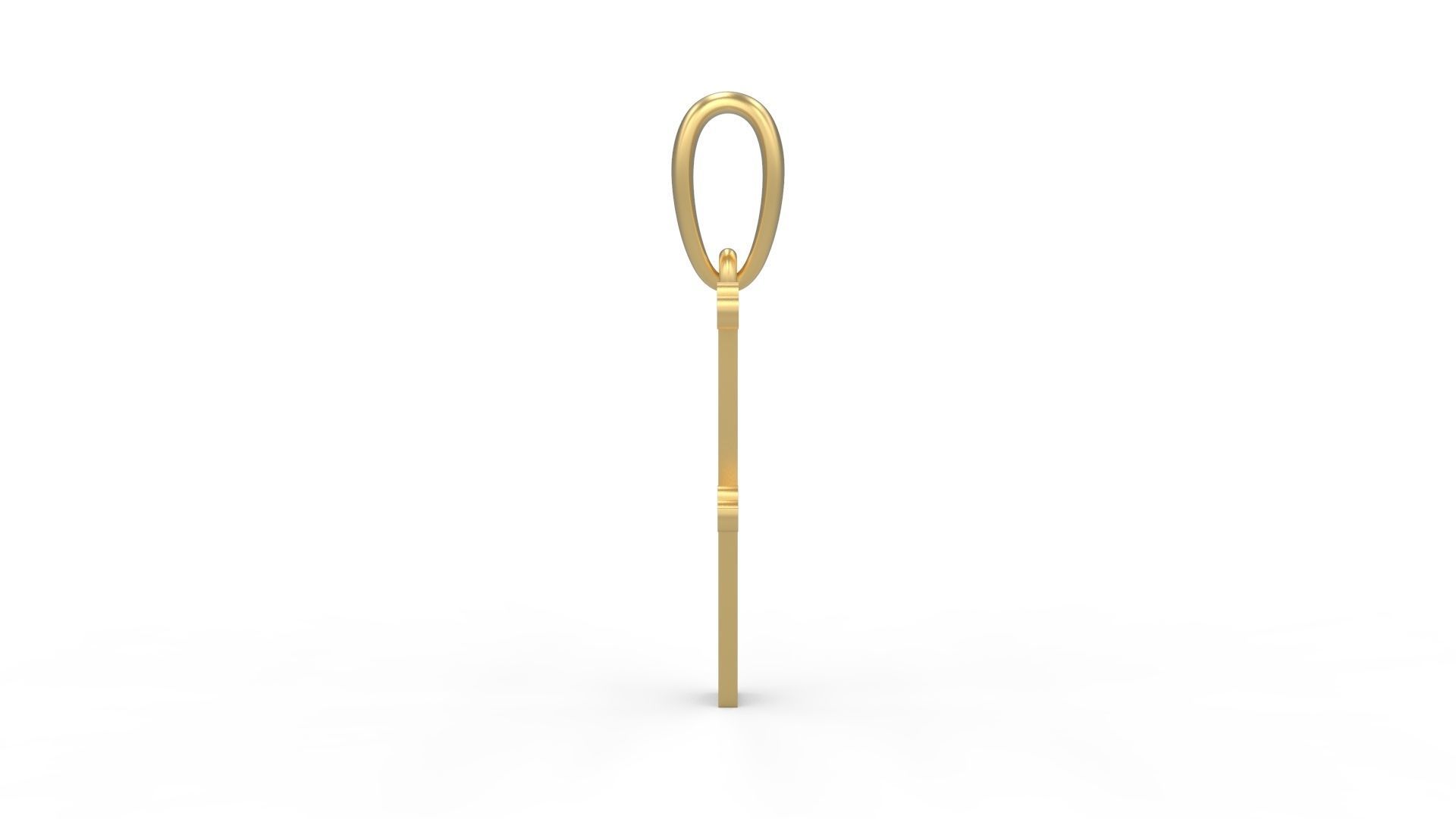 Initial Letters Pendant DeepSession F 3D print model_2