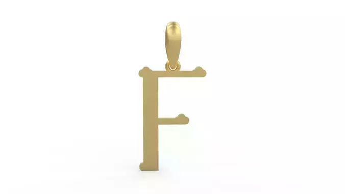 Initial Letters Pendant DeepSession F