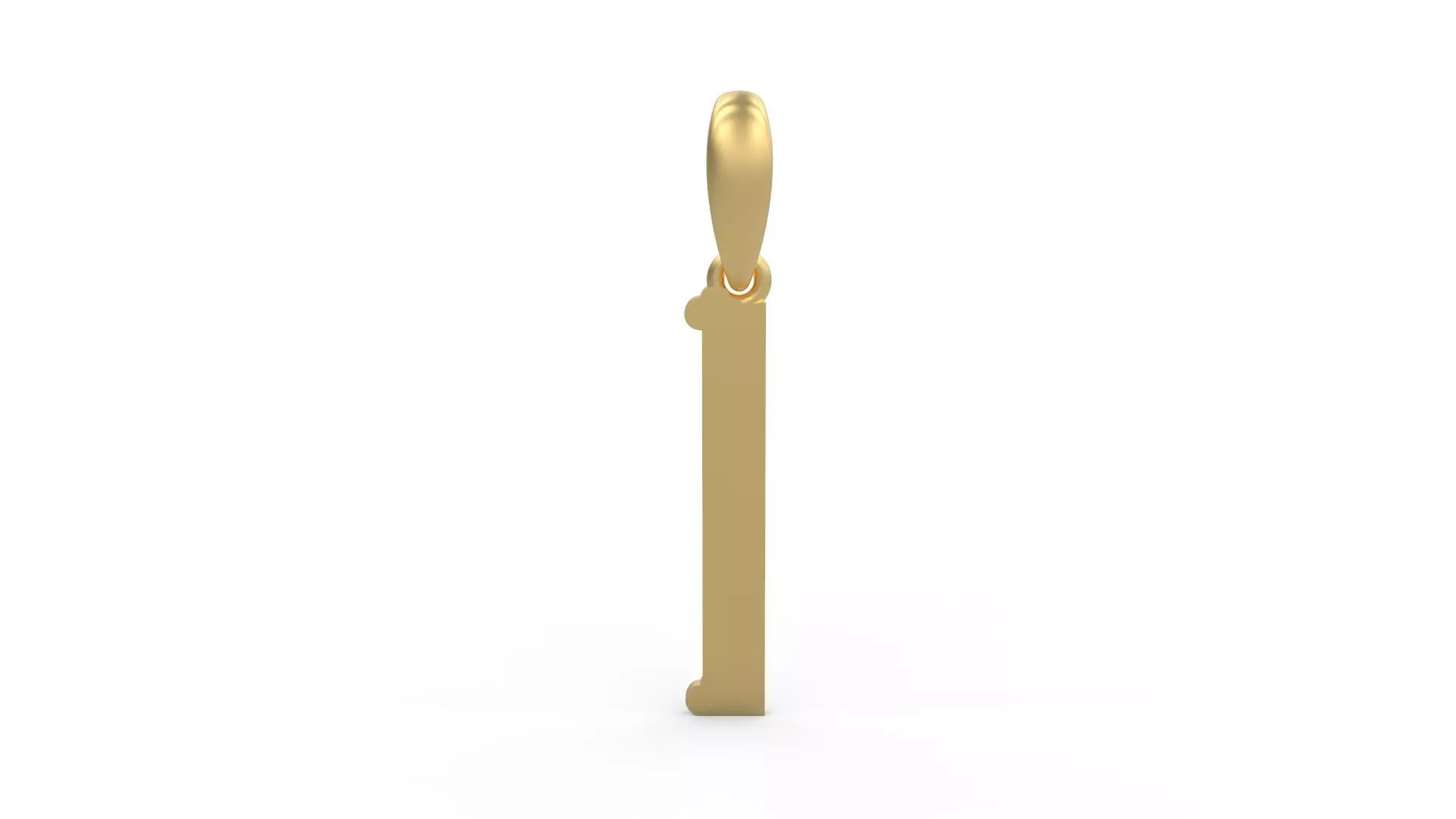 Initial Letters Pendant DeepSession I 3D print model_0