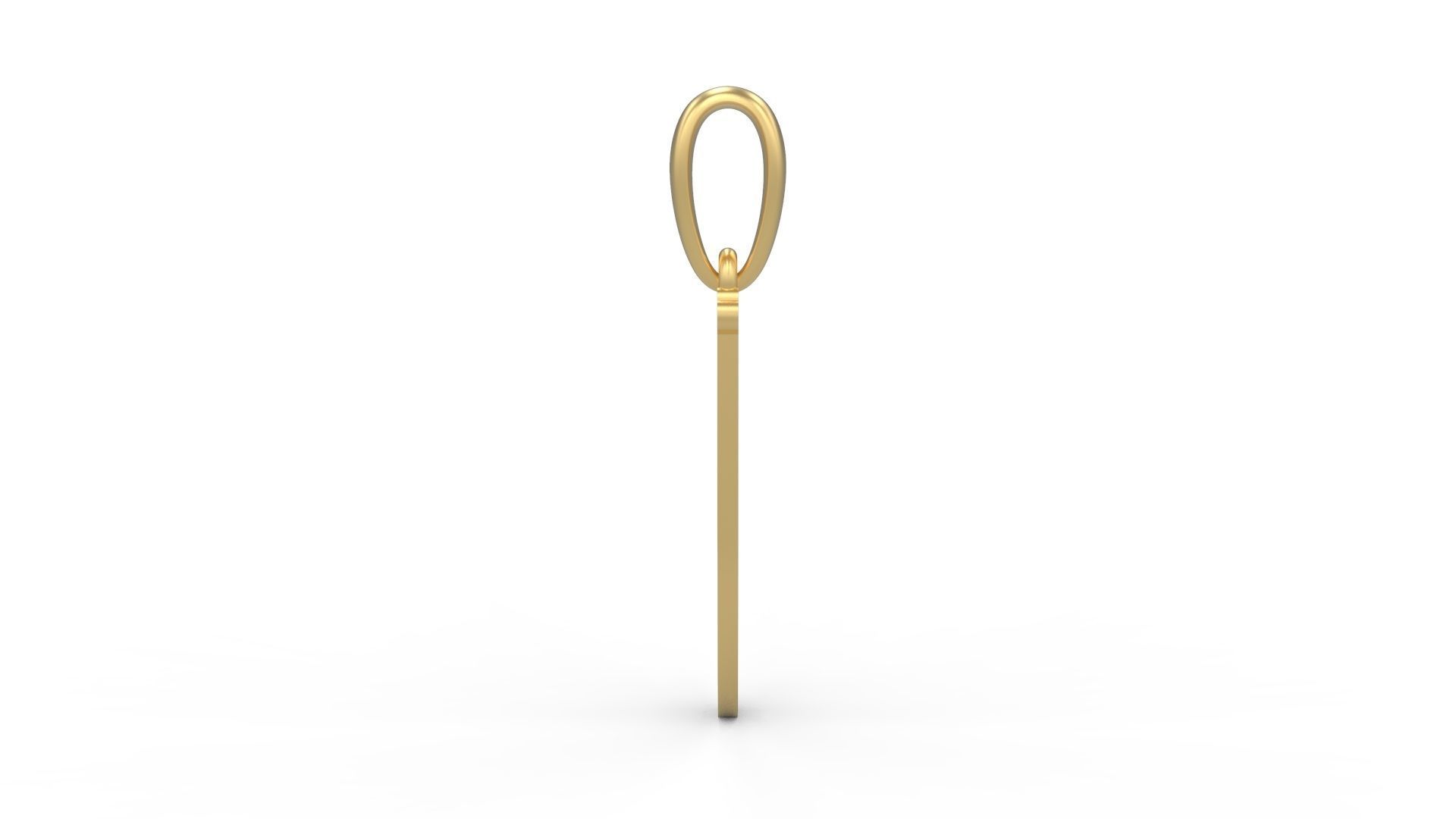 Initial Letters Pendant DeepSession J 3D print model_2