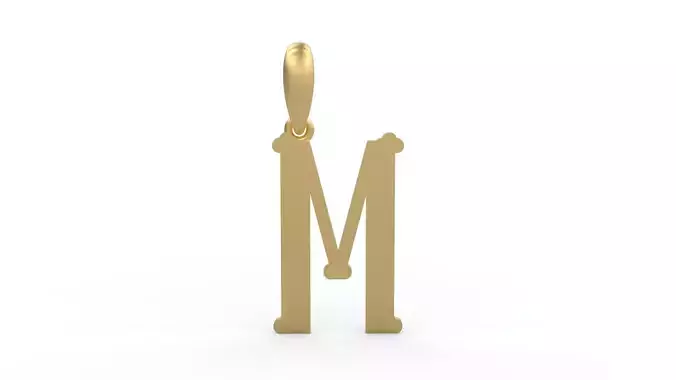 Initial Letters Pendant DeepSession M