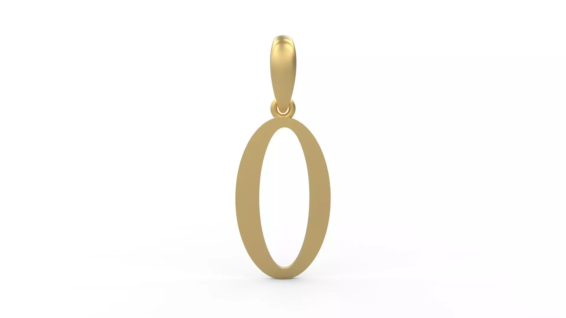 Initial Letters Pendant DeepSession O 3D print model_0