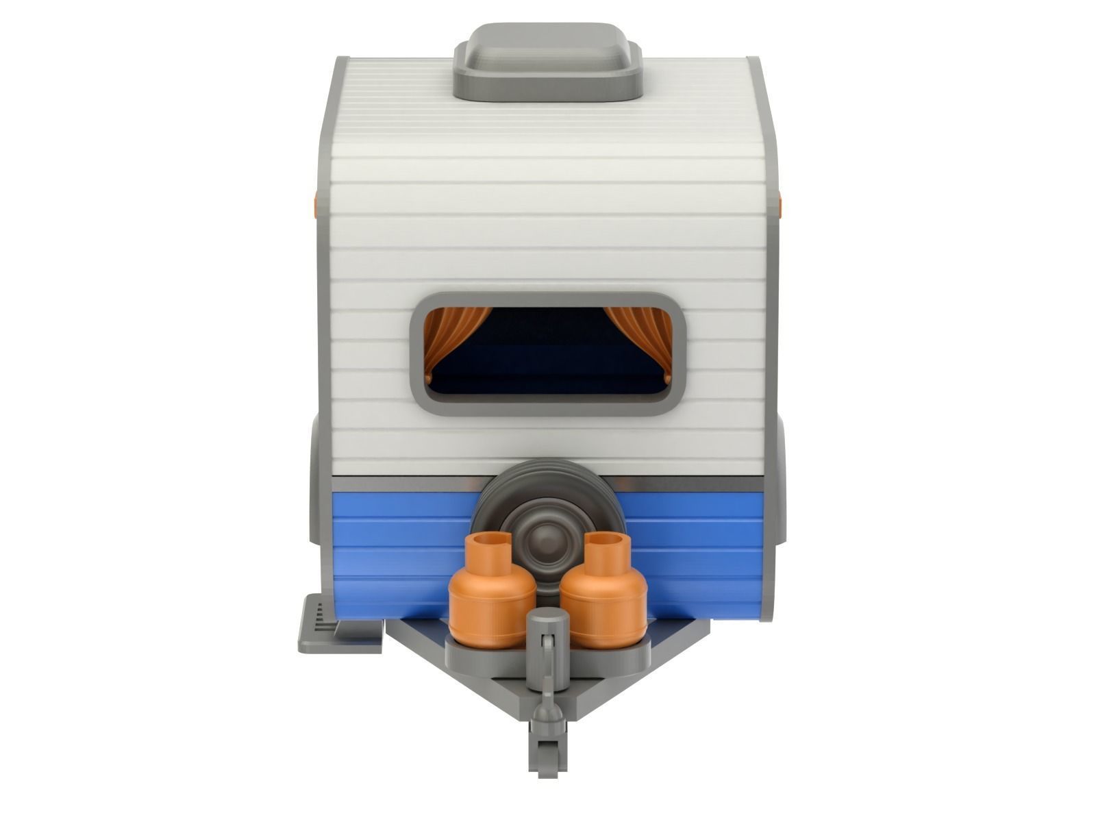 Printable Camper 3D print model_4