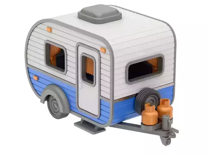 Printable Camper 3D print model