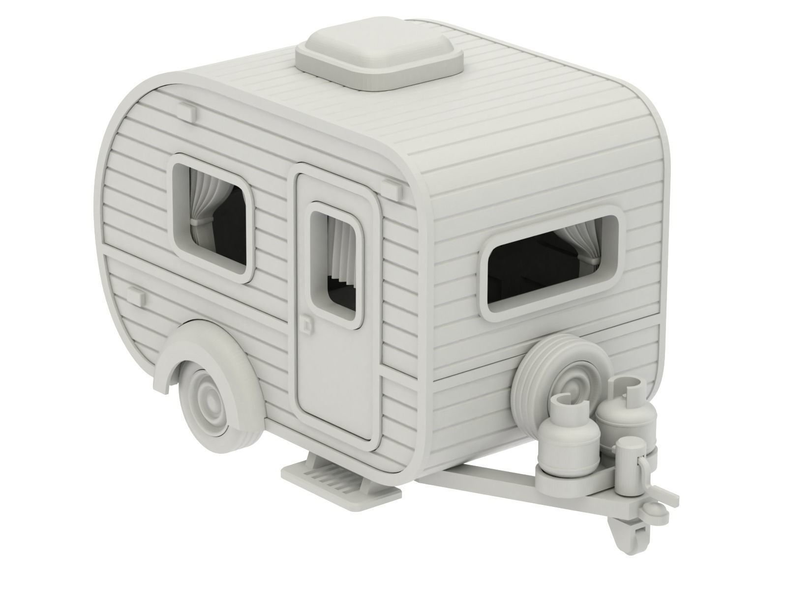 Printable Camper 3D print model_18