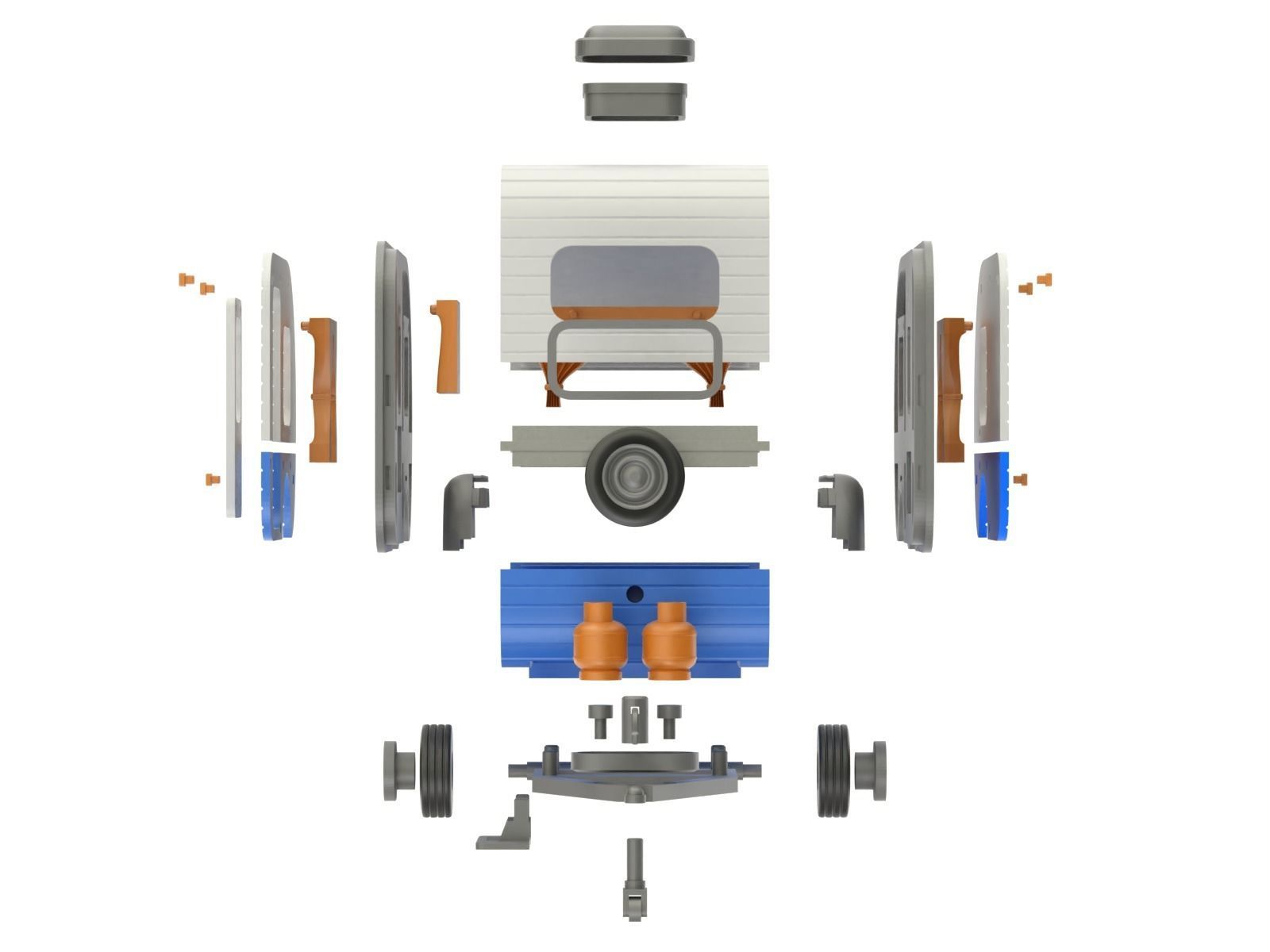 Printable Camper 3D print model_8