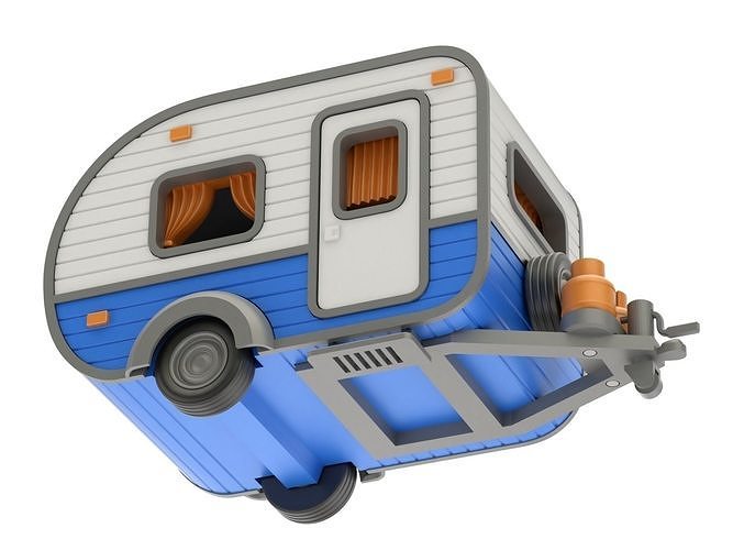 Printable Camper 3D print model 4