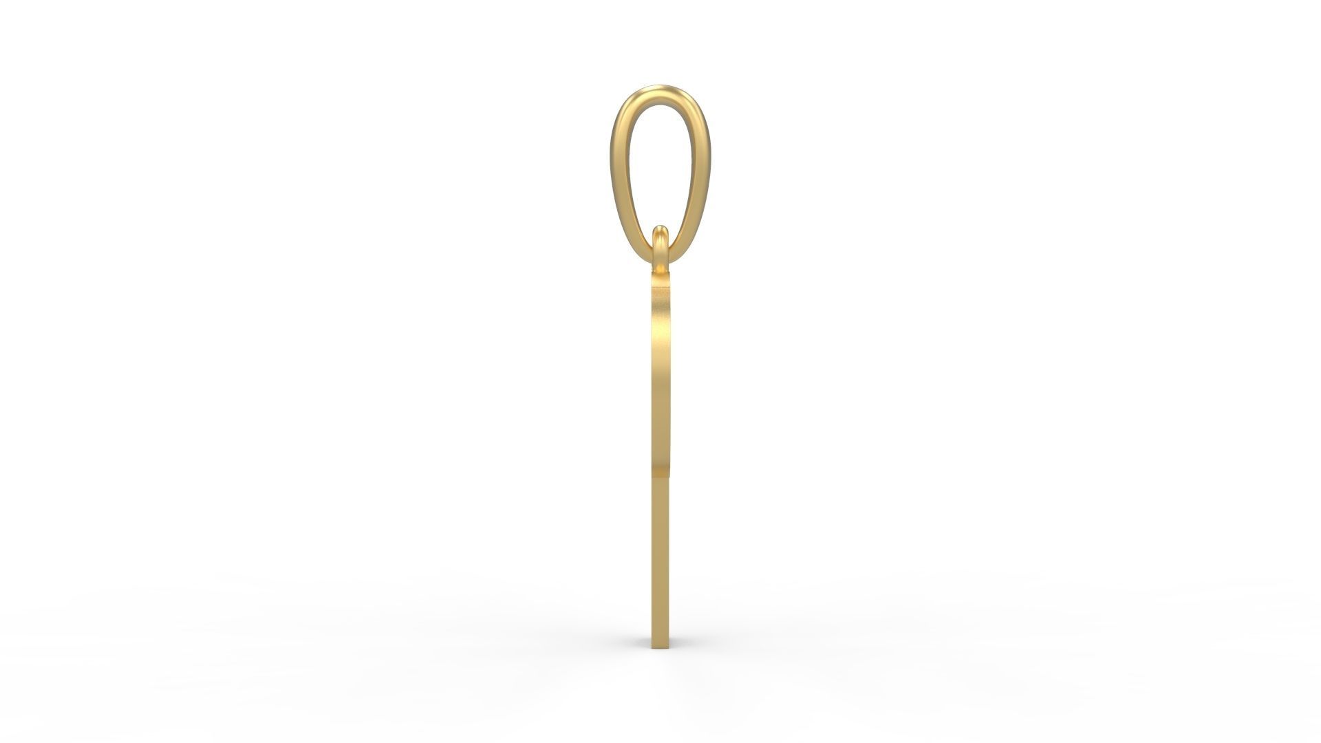 Initial Letters Pendant DeepSession P 3D print model_2