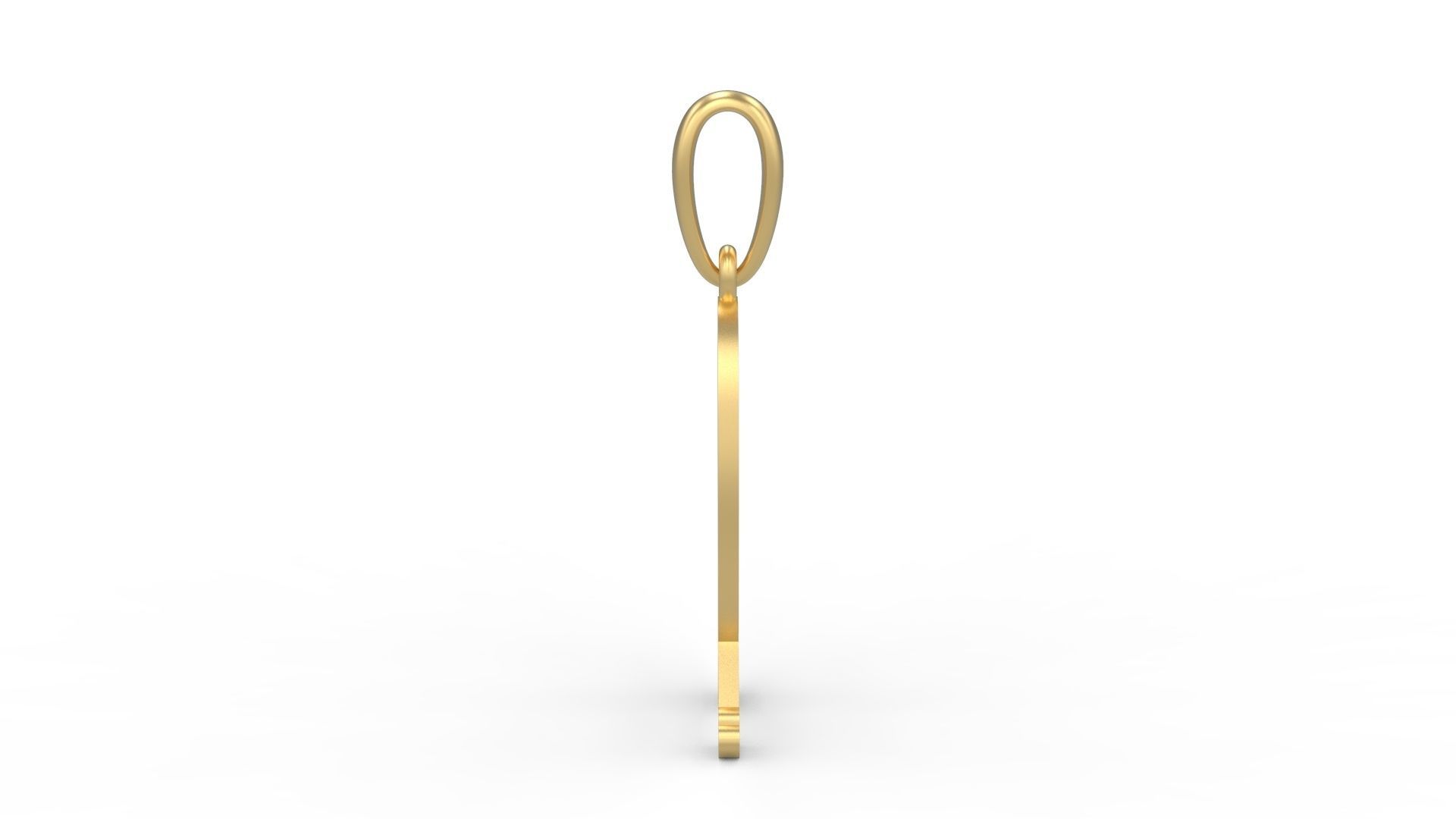 Initial Letters Pendant DeepSession Q 3D print model_2