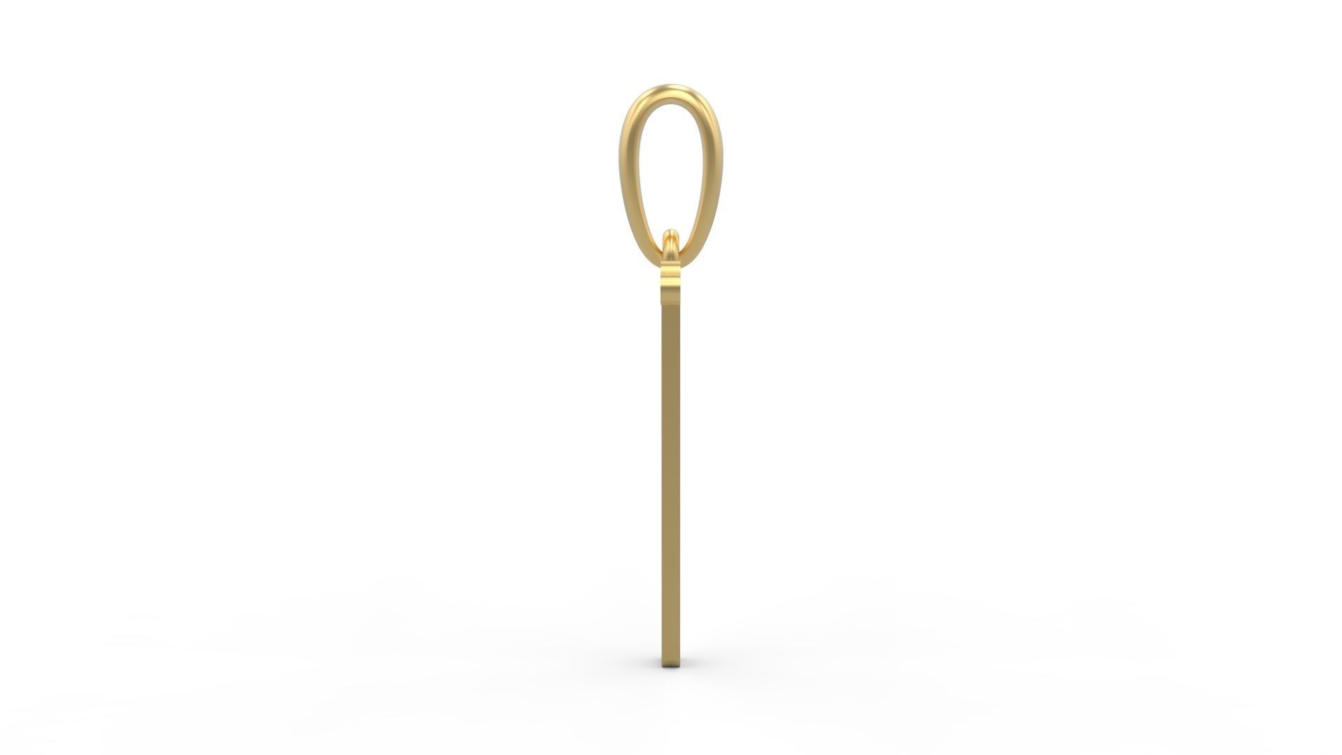 Initial Letters Pendant DeepSession T 3D print model_2