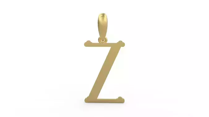 Initial Letters Pendant DeepSession Z