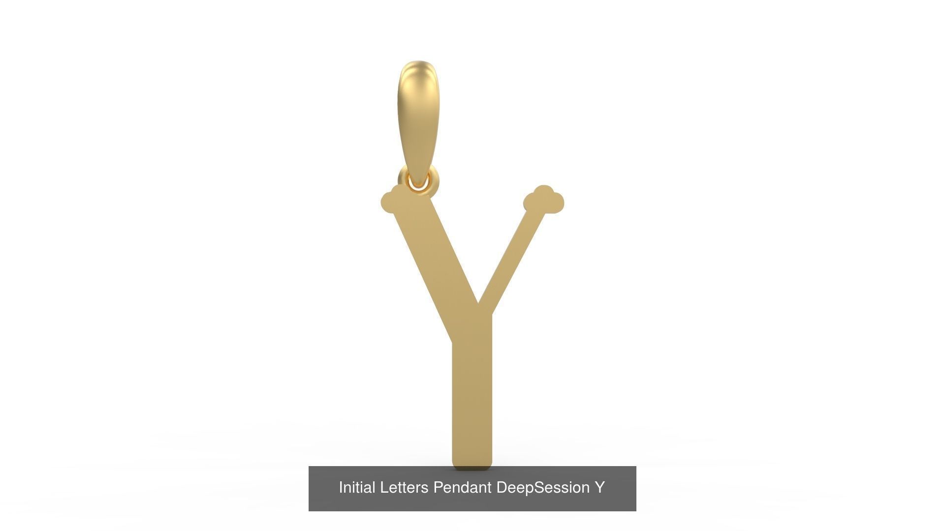 Initial Letters Pendant Alphabets DeepSession 3D Model Collection_27