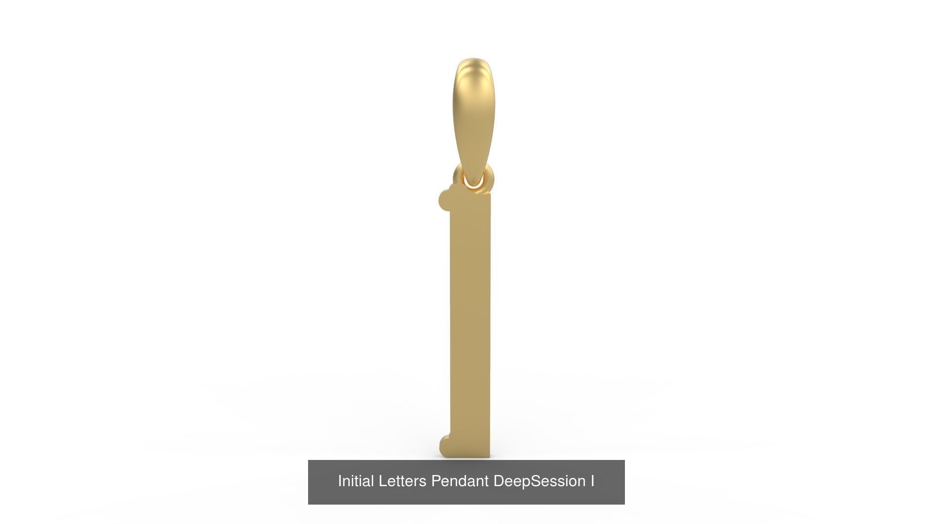 Initial Letters Pendant Alphabets DeepSession 3D Model Collection_11