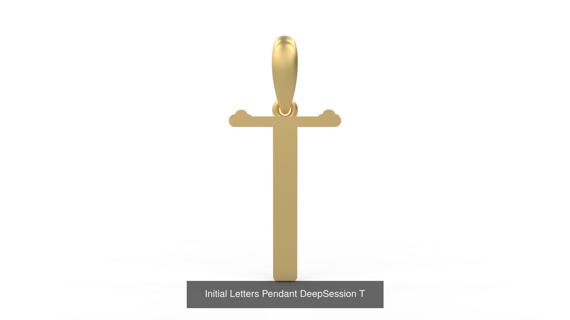 Initial Letters Pendant Alphabets DeepSession 3D Model Collection_22