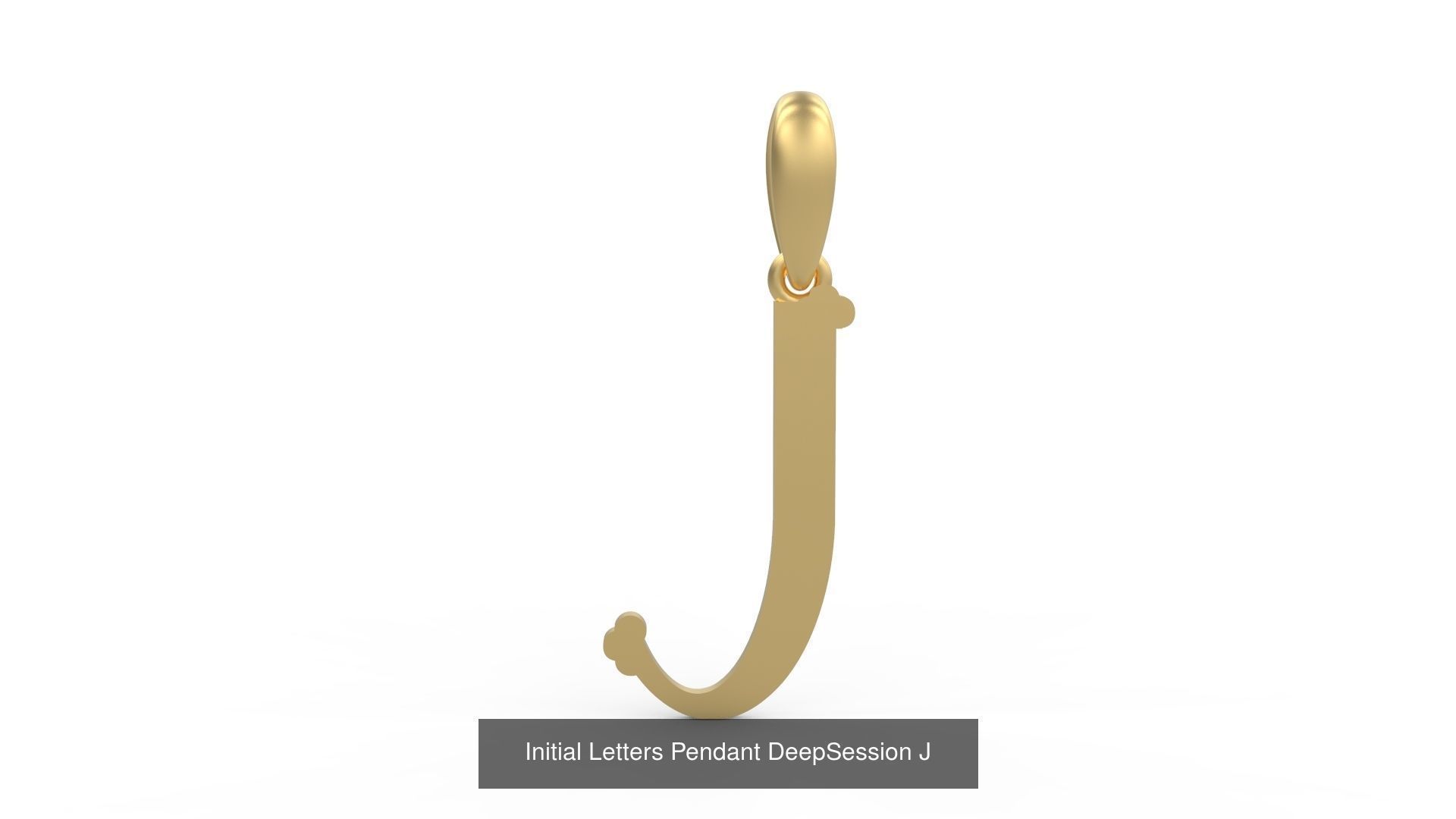 Initial Letters Pendant Alphabets DeepSession 3D Model Collection_12