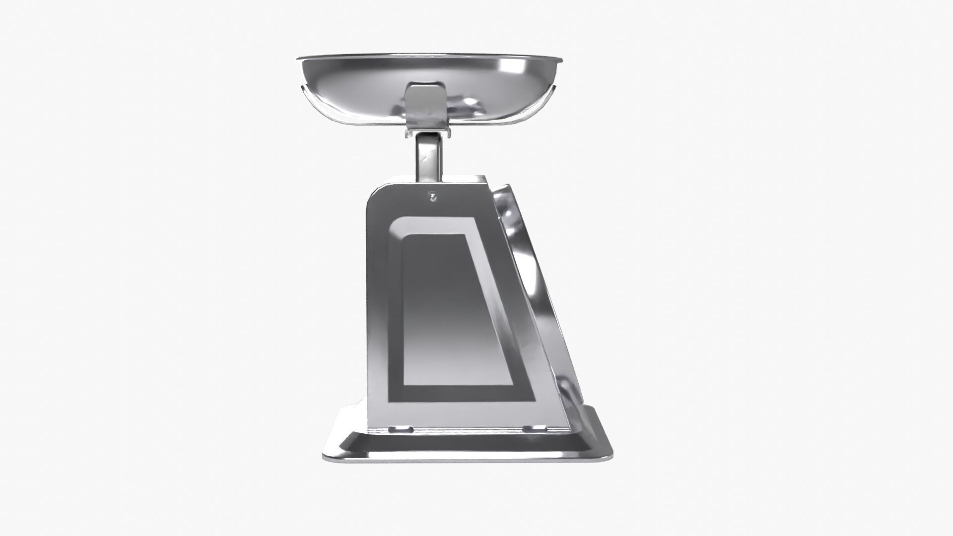 Kitchen Scale Low-poly 3D model_9