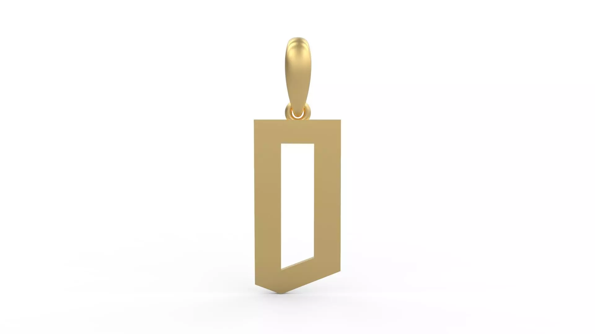 Initial Letters Pendant doOmzday FV D 3D print model_0