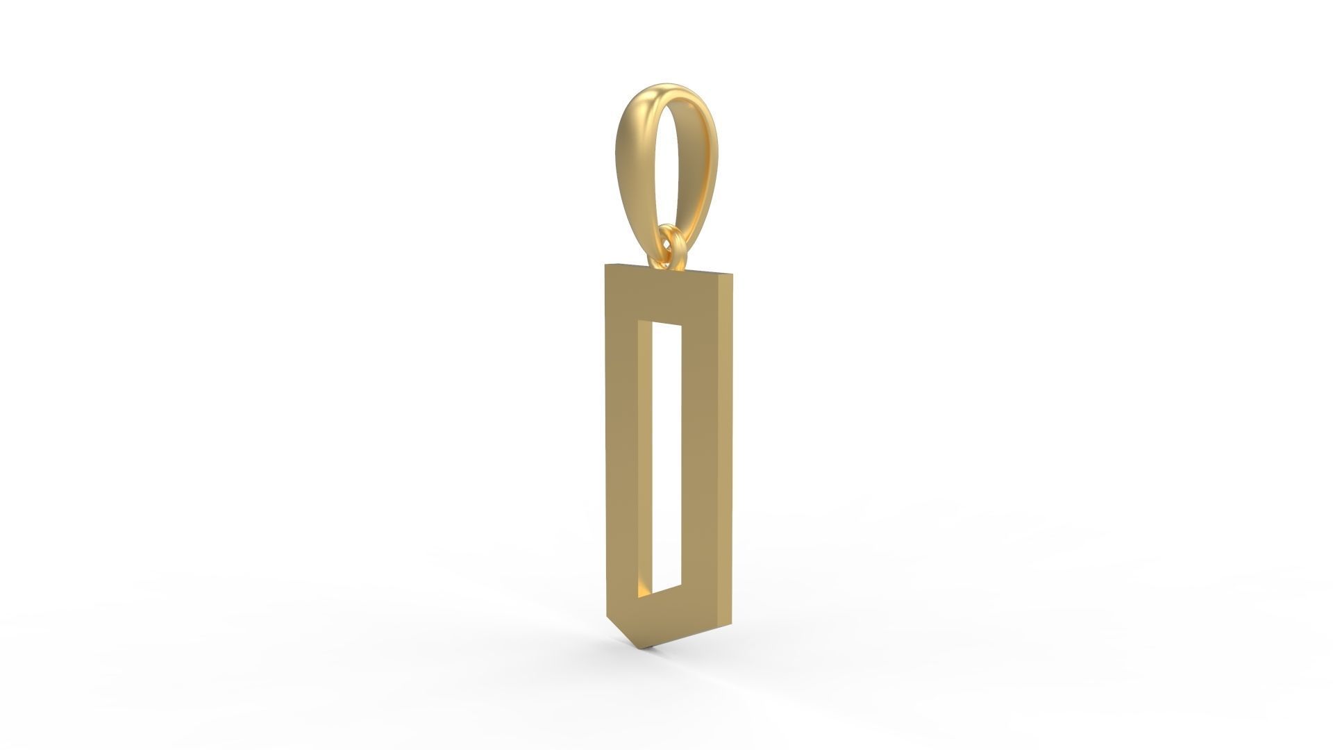 Initial Letters Pendant doOmzday FV D 3D print model_1