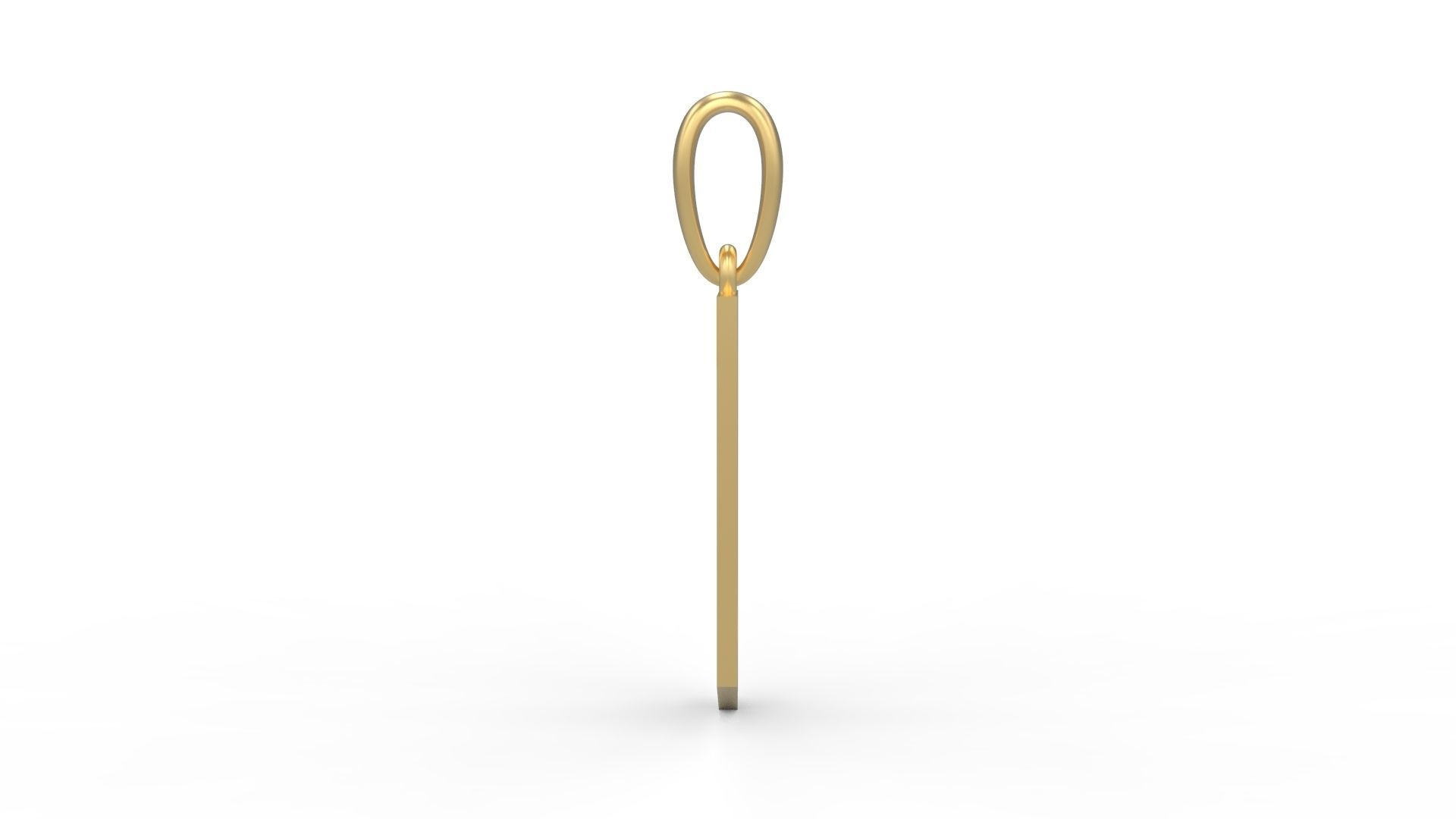 Initial Letters Pendant doOmzday FV D 3D print model_2