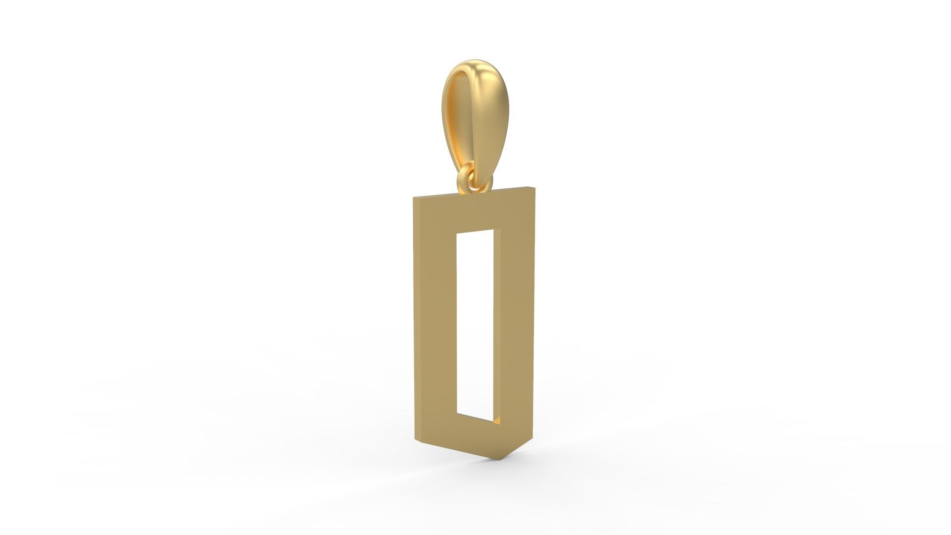 Initial Letters Pendant doOmzday FV D 3D print model_3