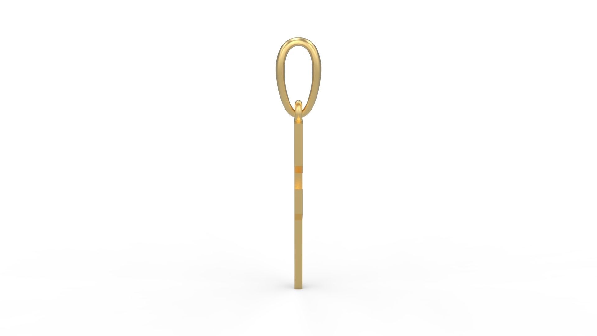 Initial Letters Pendant doOmzday FV F 3D print model_2