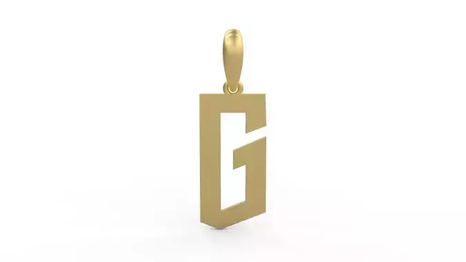 Initial Letters Pendant doOmzday FV G