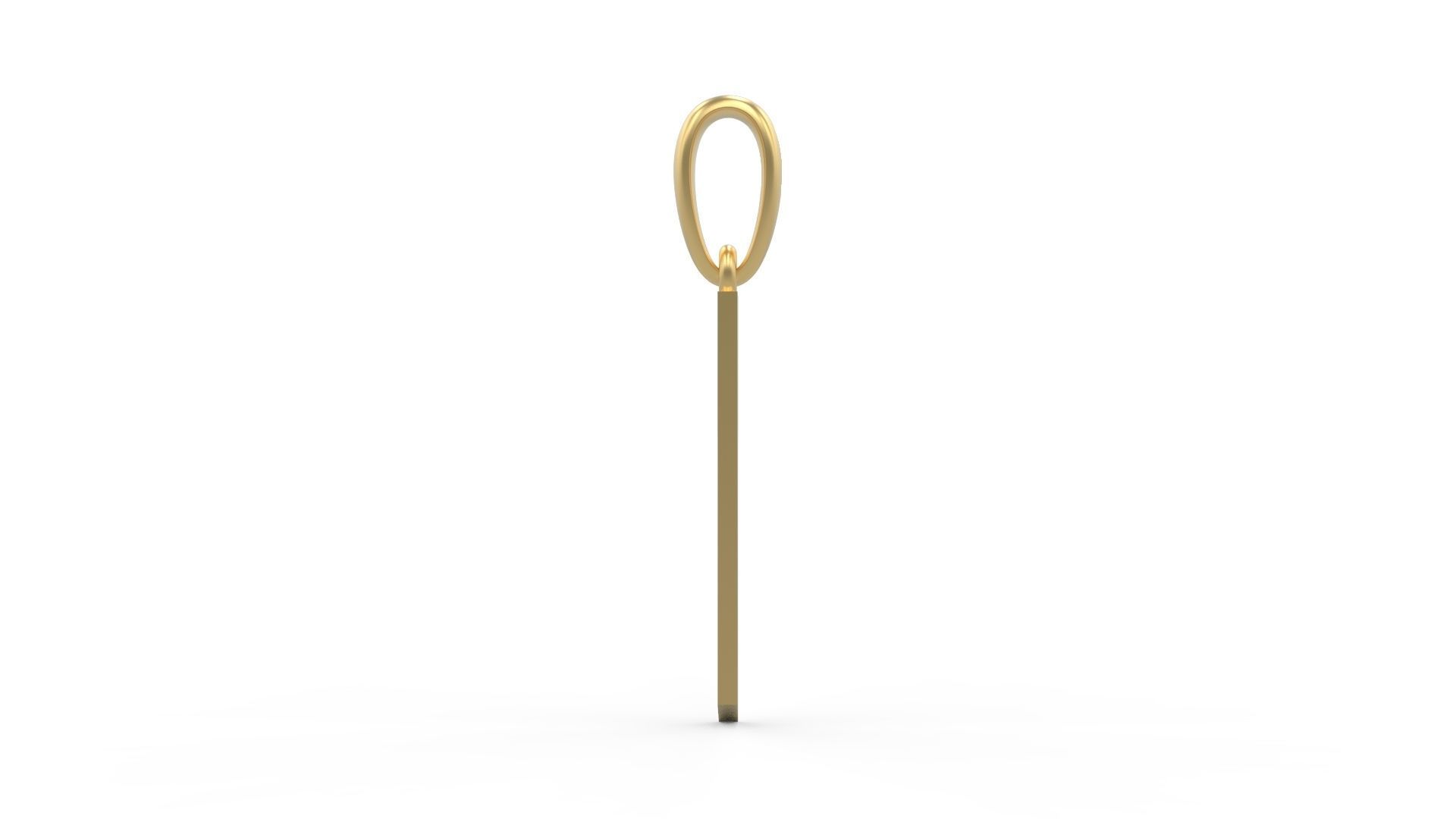 Initial Letters Pendant doOmzday FV I 3D print model_2