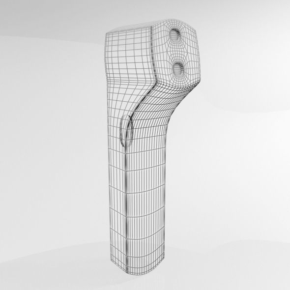 Infrared Forehead Thermometer 02 3D model_10