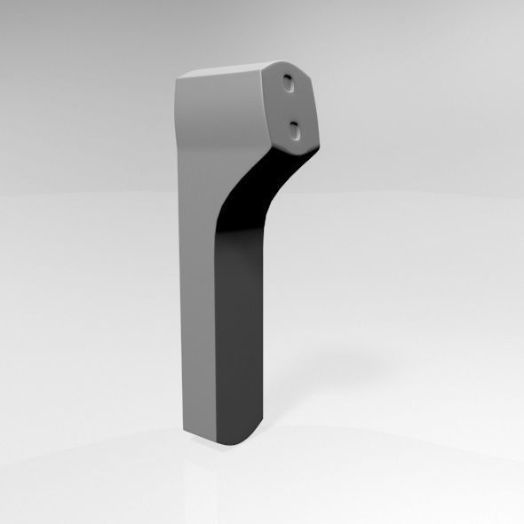 Infrared Forehead Thermometer 02 3D model_18