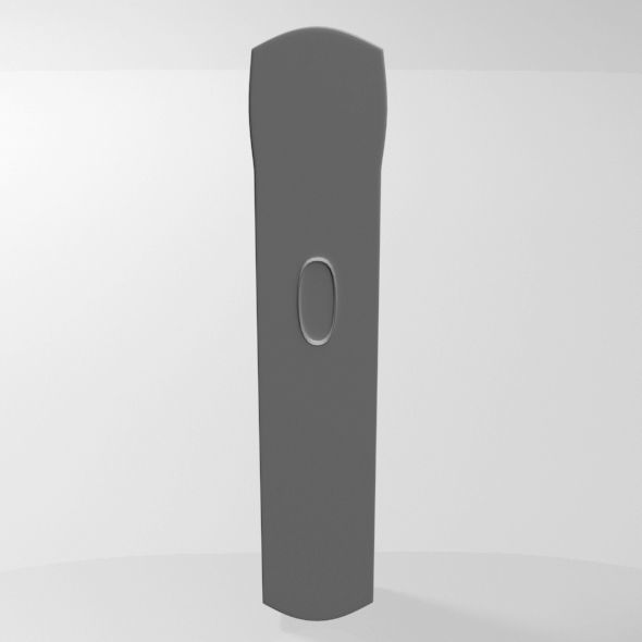 Infrared Forehead Thermometer 02 3D model_6