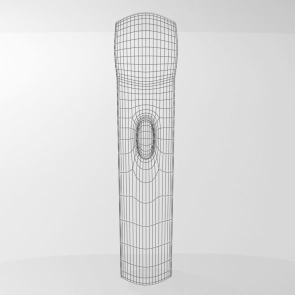Infrared Forehead Thermometer 02 3D model_7