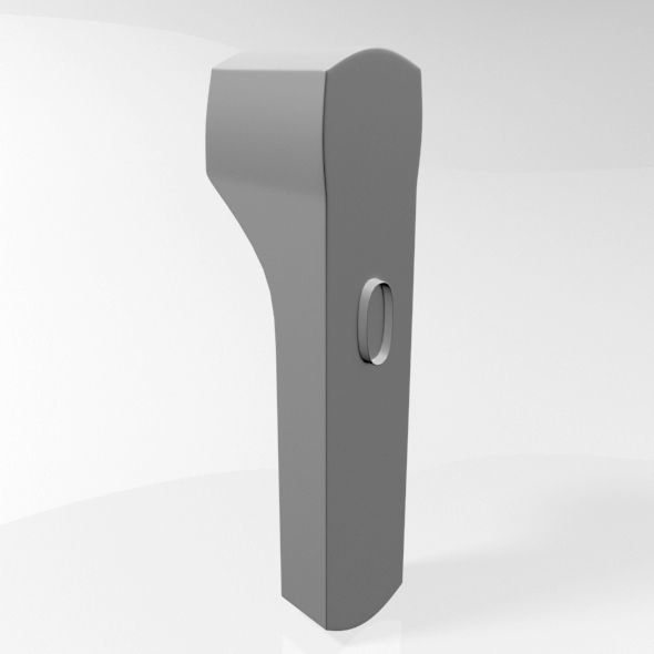 Infrared Forehead Thermometer 02 3D model_5
