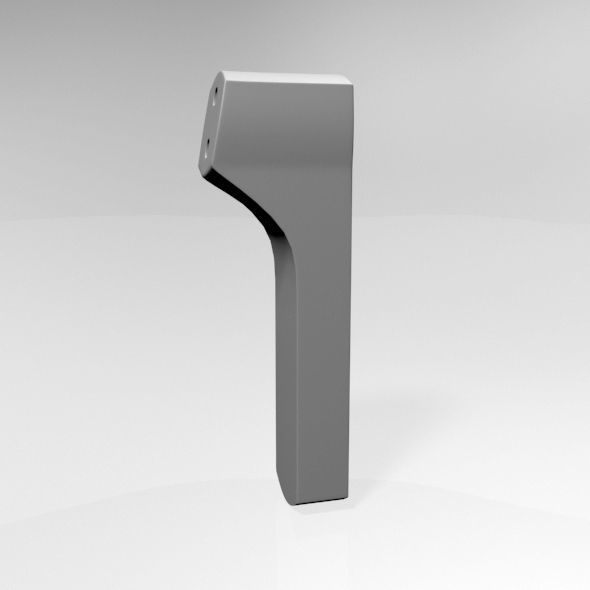 Infrared Forehead Thermometer 02 3D model_14