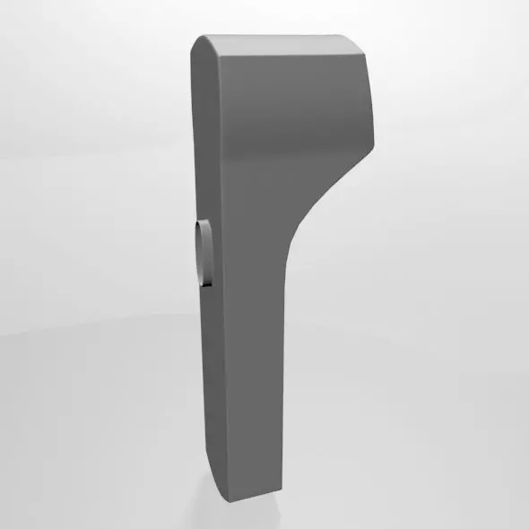 Infrared Forehead Thermometer 02 3D model_0