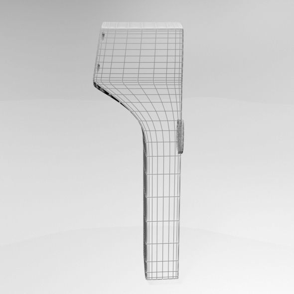 Infrared Forehead Thermometer 02 3D model_13