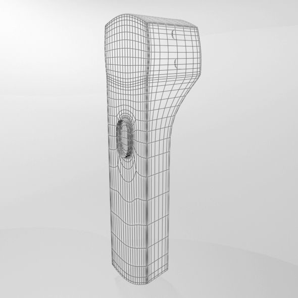 Infrared Forehead Thermometer 02 3D model_8