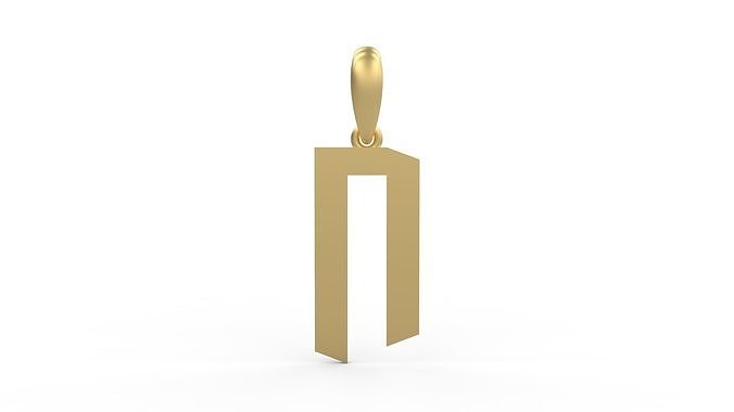 Initial Letters Pendant doOmzday FV N 3D print model