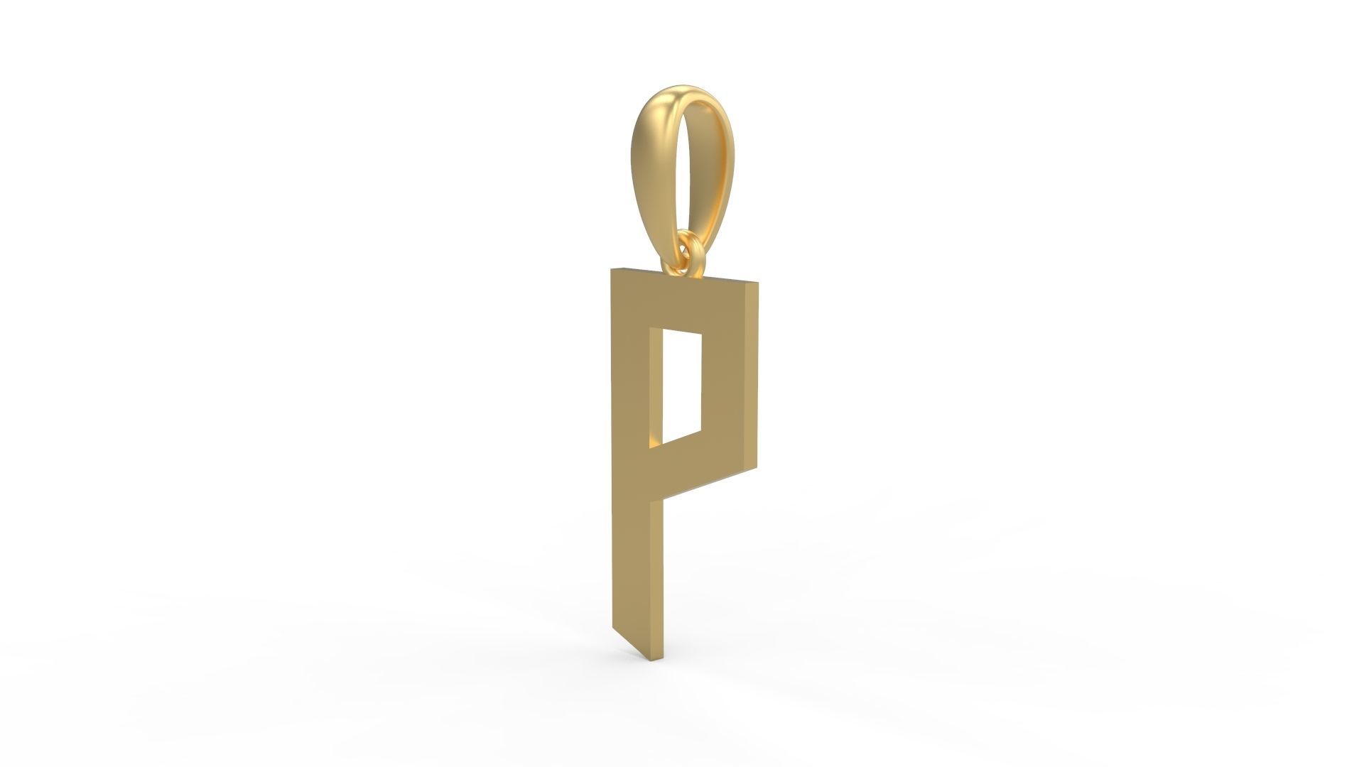 Initial Letters Pendant doOmzday FV P 3D print model_1