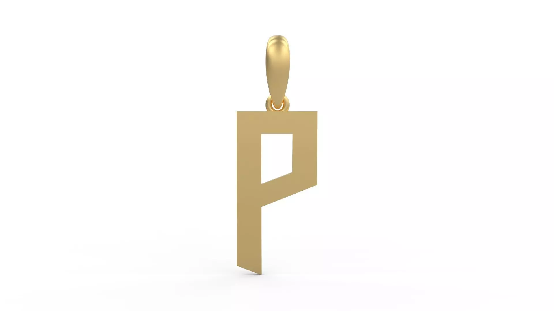 Initial Letters Pendant doOmzday FV P 3D print model_0