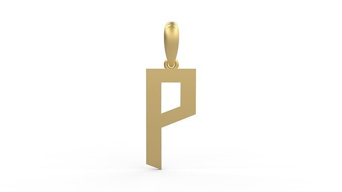 Initial Letters Pendant doOmzday FV P 3D print model