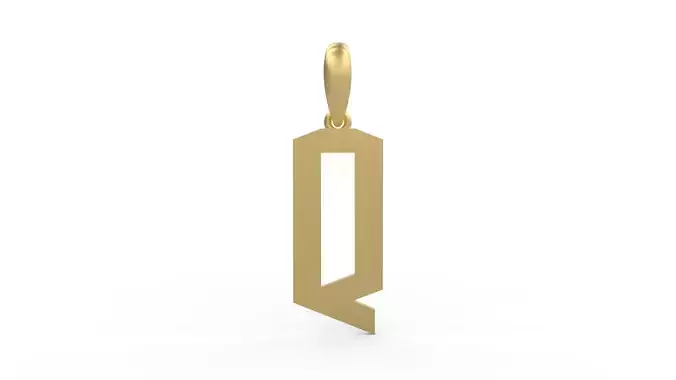 Initial Letters Pendant doOmzday FV Q