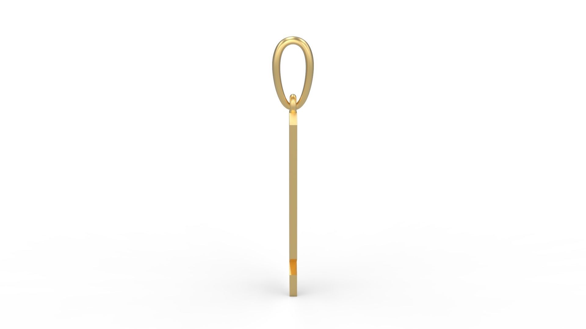 Initial Letters Pendant doOmzday FV Q 3D print model_2