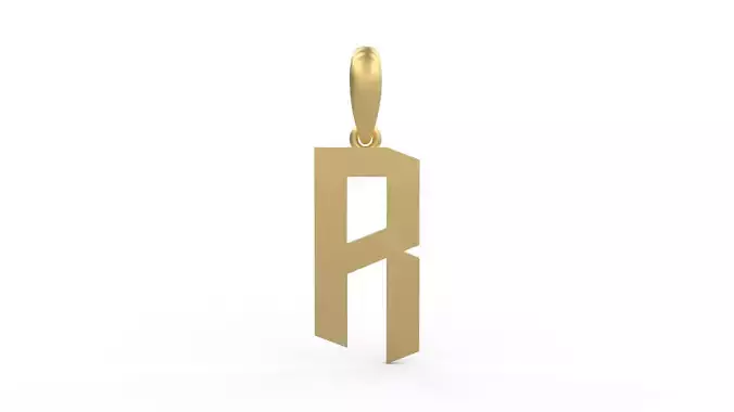 Initial Letters Pendant doOmzday FV R