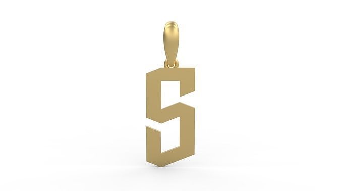 Initial Letters Pendant doOmzday FV S 3D print model