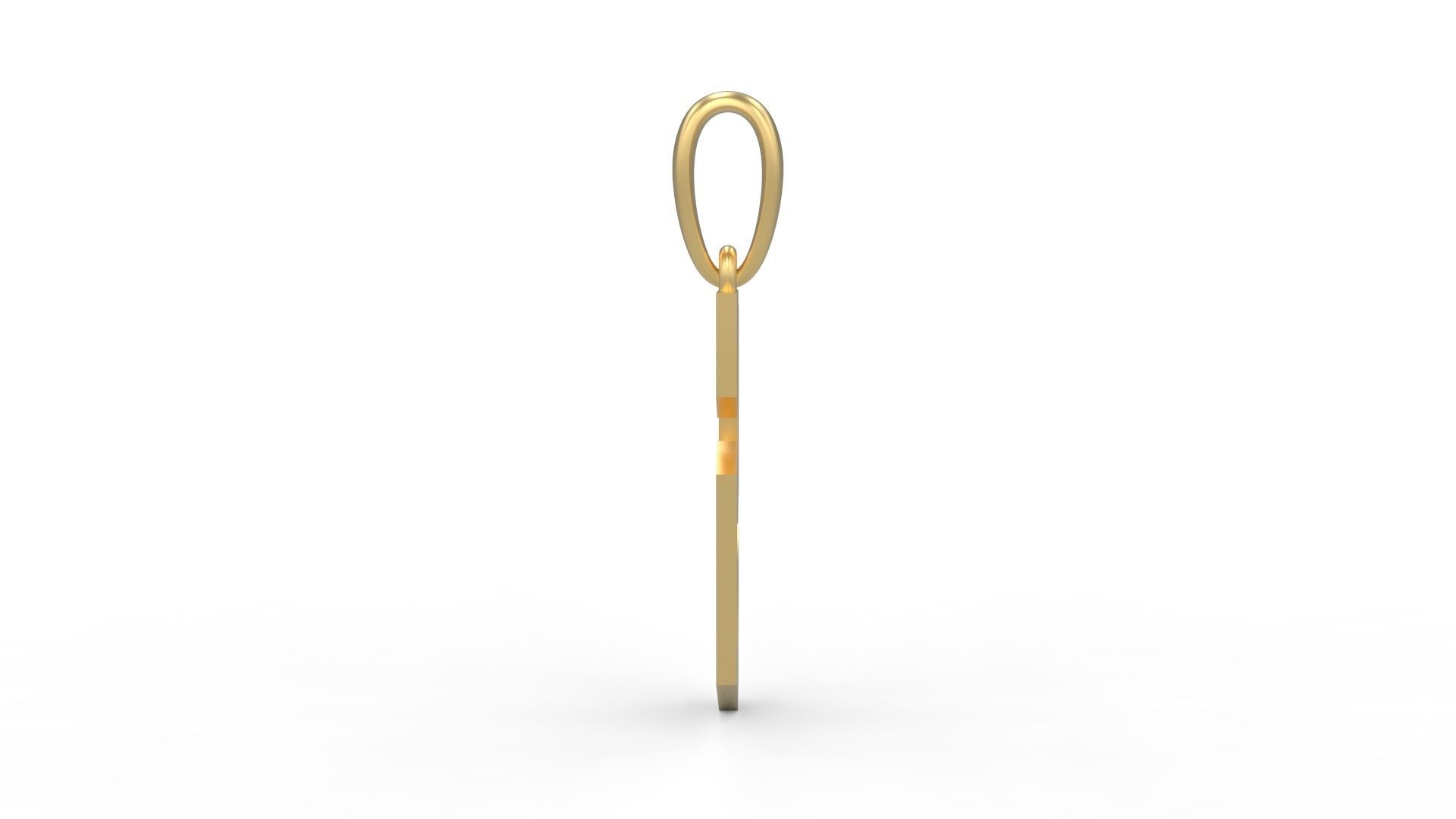 Initial Letters Pendant doOmzday FV S 3D print model_2