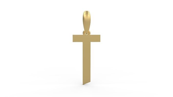 Initial Letters Pendant doOmzday FV T 3D print model