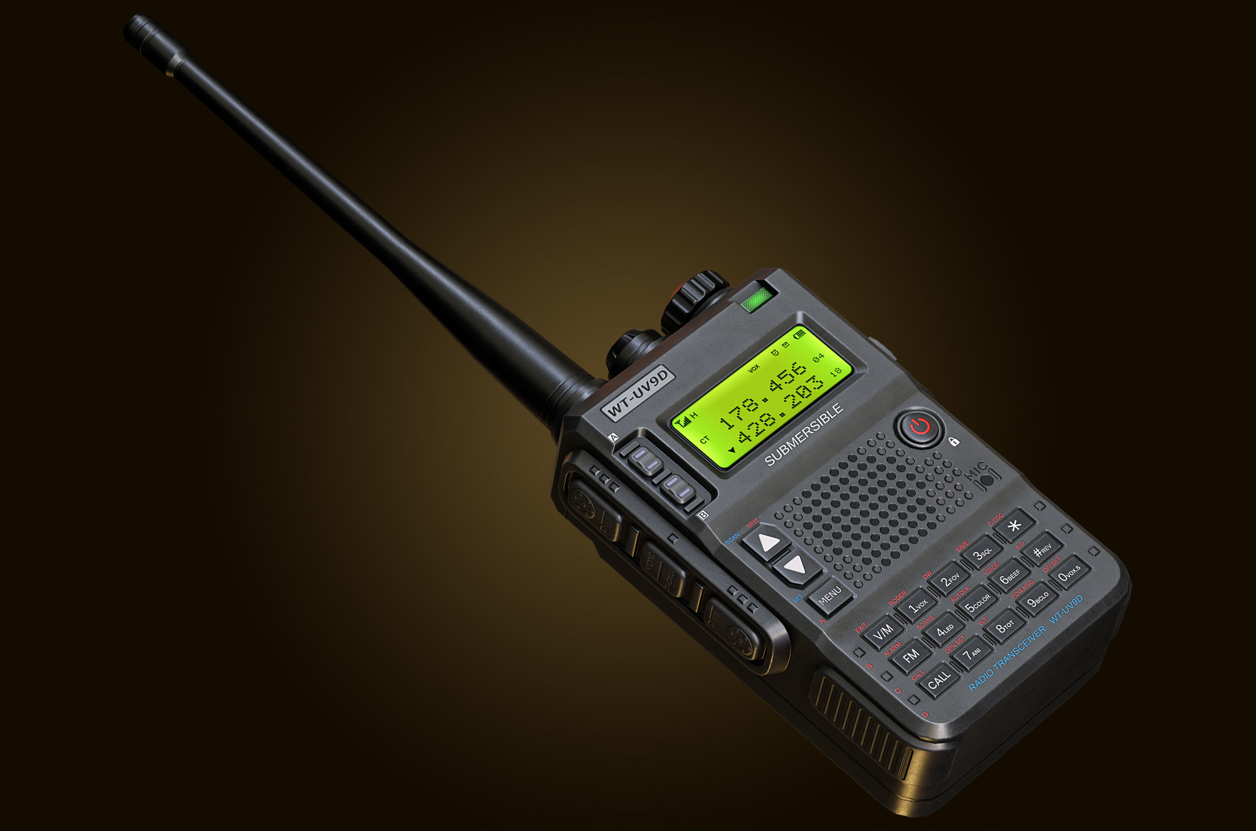 Walkie Talkie Low-poly 3D model_1