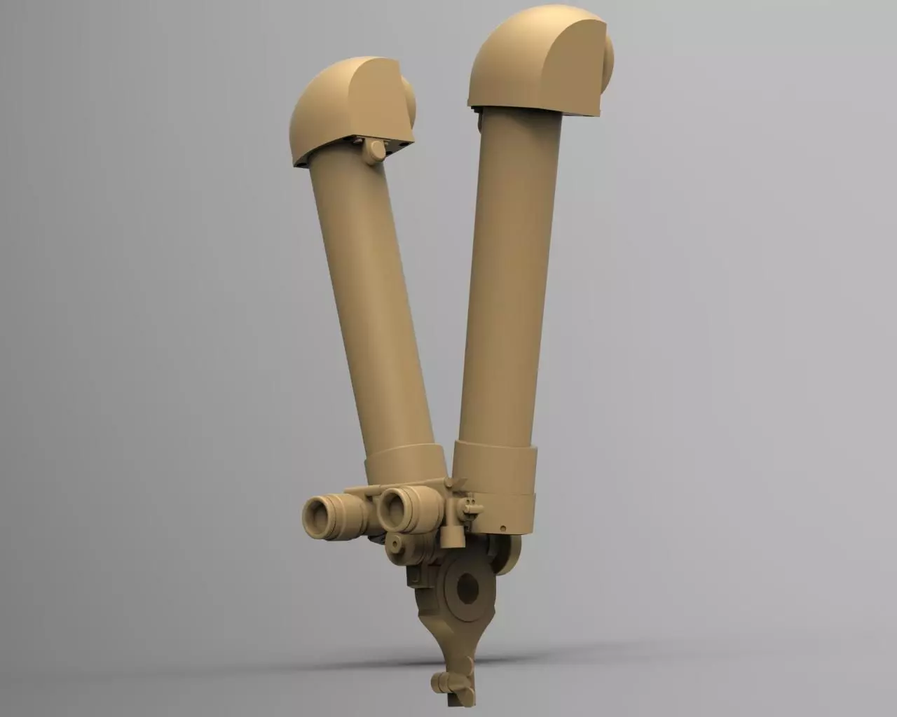 Scherenfernrohor  German scissor periscope World War 2   3D print model_0